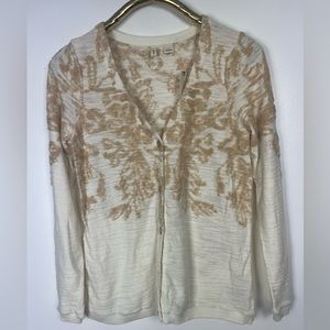 MOTH Anthro Button Down Textured Cardigan